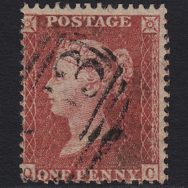 GB QV 1857 1d Rose-red (Plate 46) SG40-C10(1) QC FU
