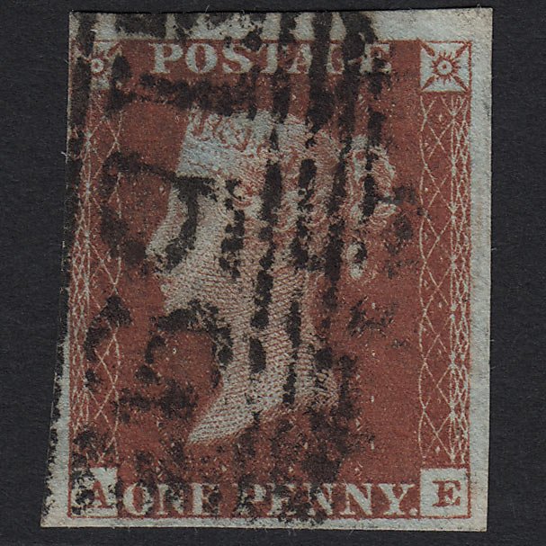 GB QV 1841 1d Red-brown (Plate 56) SG8-B1(1) AE FU Glasgow 159 4 Margins