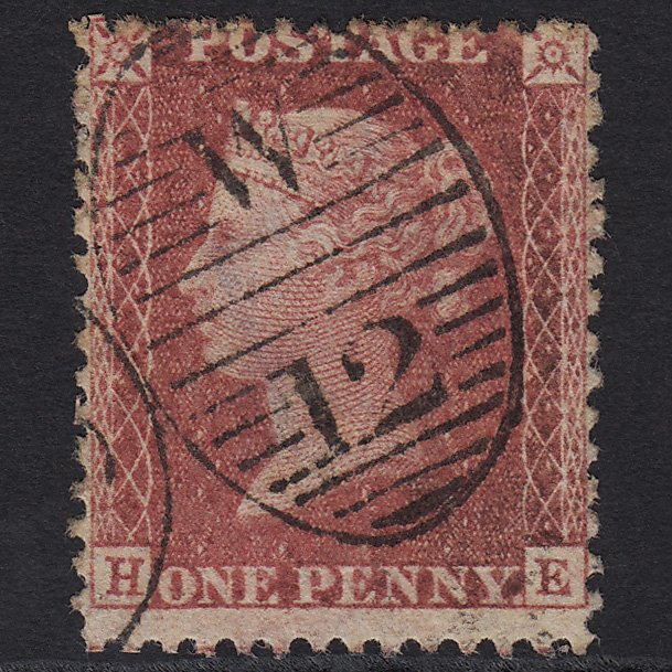 GB QV 1857 1d Rose-red (Plate 36) SG40-C10(1) HE GU London D&S W12