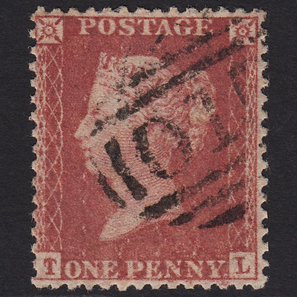 GBqv 1857 1d (Plate 57) SG40-C10(1) TL VFU Milford Junction 015 Missing Imprim