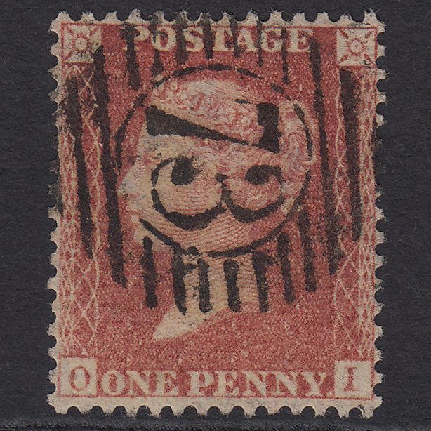 GB QV 1857 1d Rose-red (Plate 44) SG40-C10(1) OI FU London D&S 73 Well Centred