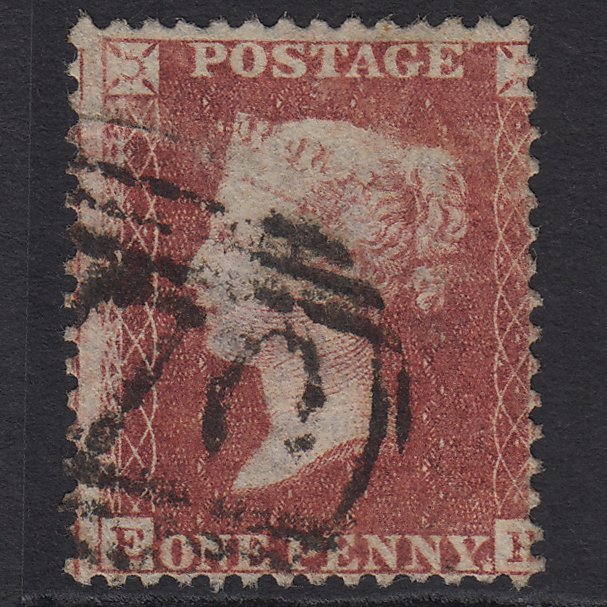 GB QV 1857 1d Rose-red (Plate 60) SG40-C10(1) EH GU Misperf