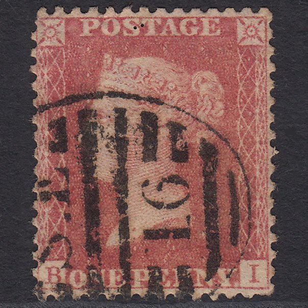 GB QV 1857 1d Rose-red (Plate 48) SG40-C10(1) BI GU London D&S SE16