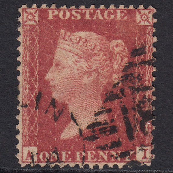 GB QV 1857 1d (Plate 36) SG40-C10(1) AI GU Missing Imprimatur Dublin 186
