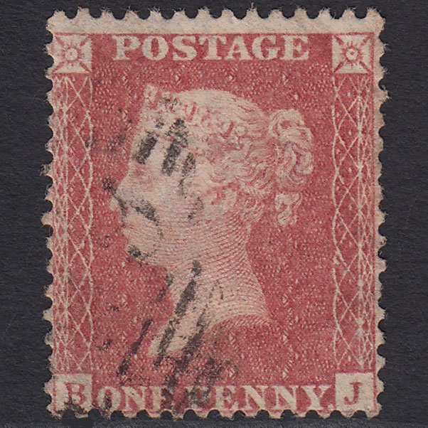 GB QV 1857 1d Rose-red (Plate 36) SG40-C10(1) BJ FU Light Irish Cancel