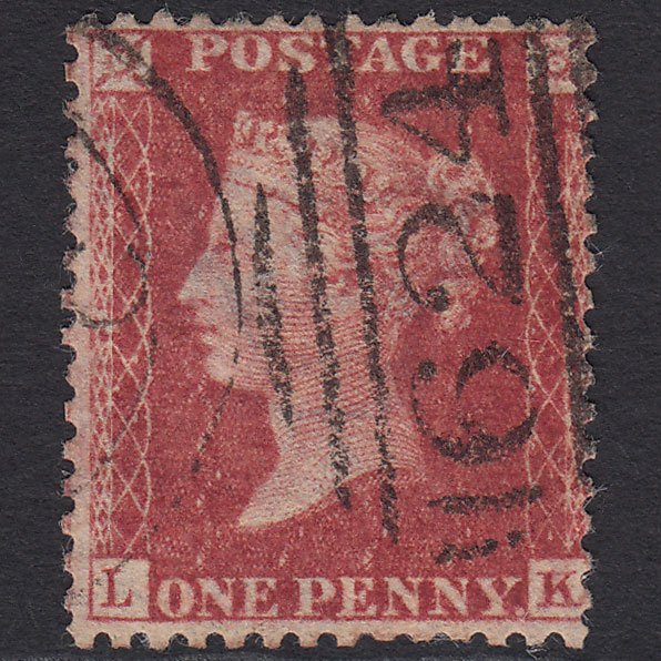 GB QV 1857 1d Rose-red (Plate 64) SG40-C10(1) LK FU Poole 624