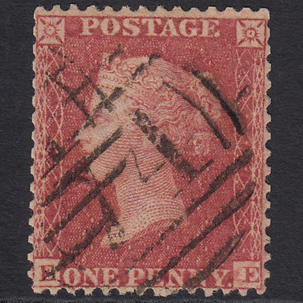 GB QV 1857 1d (Plate 59) SG40-C10(1) EE GU Birkenhead 74 Well Centred