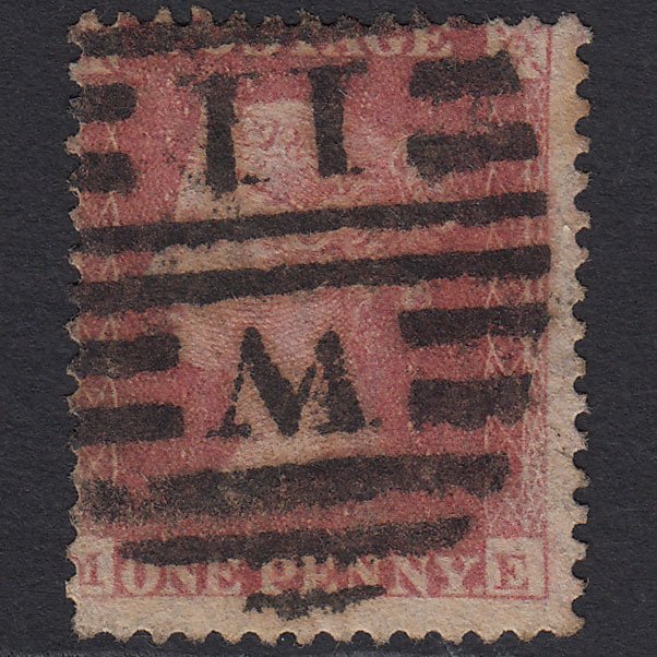 GB QV 1861 1d Pale Rose-red Plate R15 SGC13(2) ME GU London D&S W11