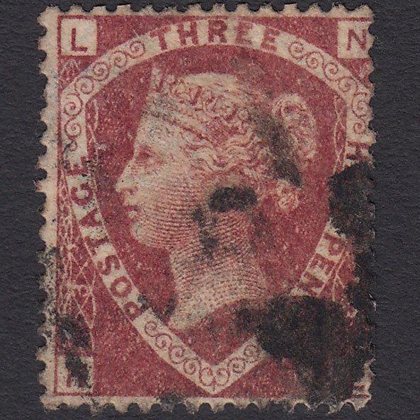 GB QV 1870 1 1/2d Lake-red (Plate 3) SG52-G6 NL FU