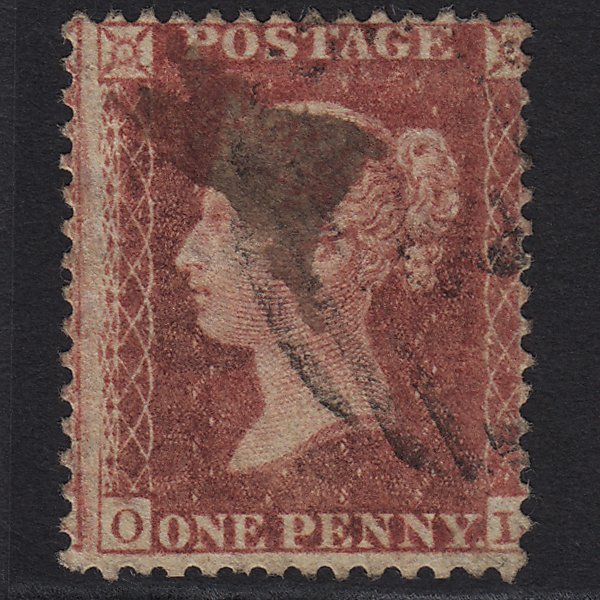 GB QV 1857 1d Deep Rose-red (Plate 36) SG41-C10(4) OL GU Misperf