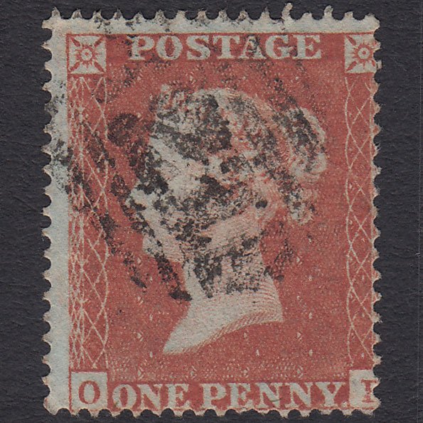 GB QV 1854 1d Red-brown SG17-C1(1) FU
