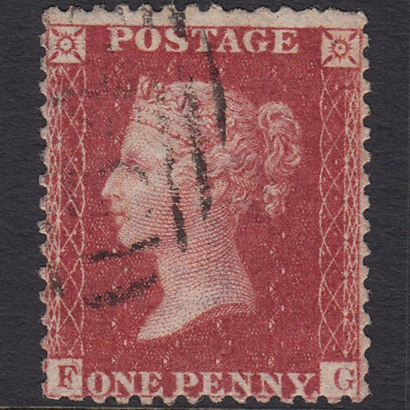 GB QV 1857 1d Rose-red (Plate 56) SG40-C10(1) FG GU