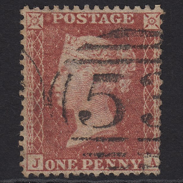 GB QV 1857 1d Rose-red (Plate 55) SG40-C10(1) JA GU Bath 53