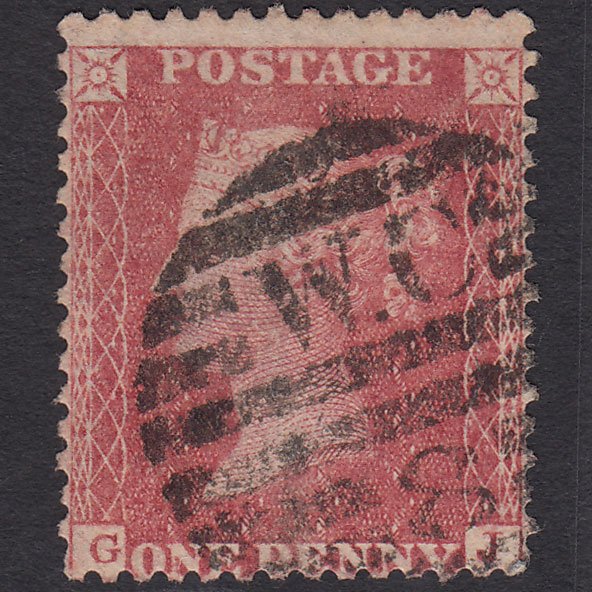 GB QV 1861 1d Rose-red Plate R16 SGC13(3) GJ GU London D&S WC8