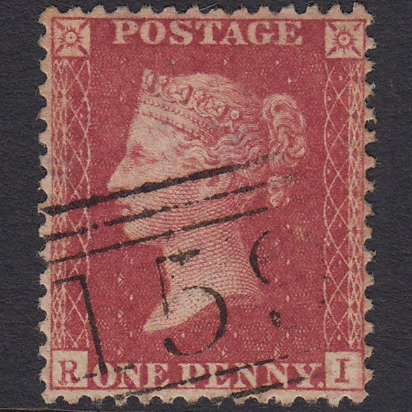 GB QV 1857 1d (Plate 47) SG40-C10(1) RI FU Glasgow 159 Well Centred