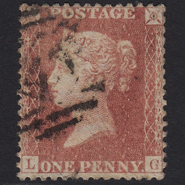 GB QV 1857 1d Rose-red (Plate 62) SG40-C10(1) LG GU