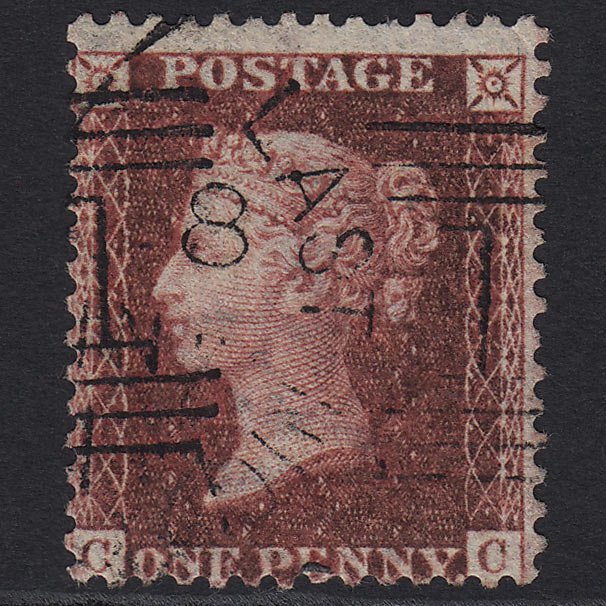 QV 1857 1d (Plate 68) SG41-C10(4) CC FU Edinburgh 131 Posted Since Last Night