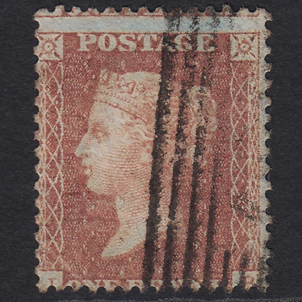 GB QV 1856 1d Red-brown (Plate 42) SG29-C8(1) JB FU Scotland Misperf