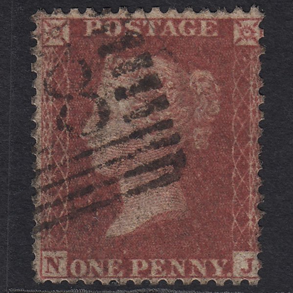 GB QV 1857 1d Rose-red (Plate 42) SG40-C10(1) NJ GU Scotland