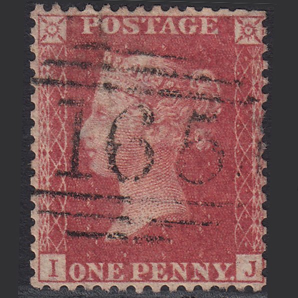GB QV 1857 1d (Plate 62) SG40-C10(1) IJ GU Missing Imprimatur Carlisle 165