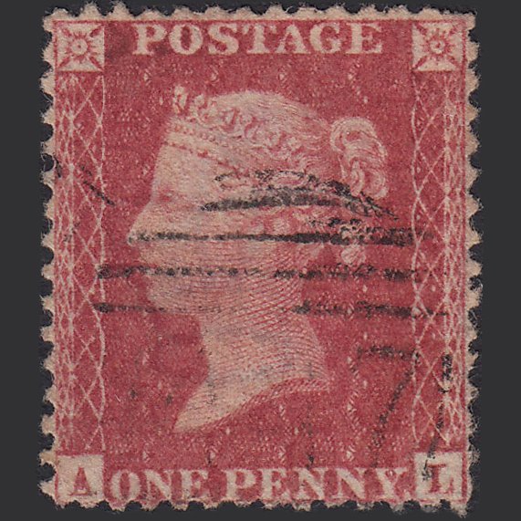 GB QV 1857 1d (Plate 36) SG40-C10(1) AL FU Miss Imprimatur Spoon Well Centred