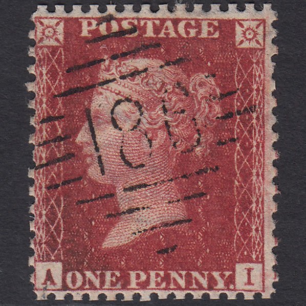 GB QV 1857 1d (Plate 56) SG41-C10(4) AI FU Missing Imprimatur Dublin 186