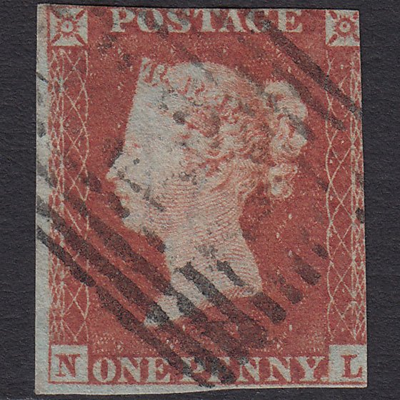 GB QV 1841 1d Red-brown (Plate 171) SG8-B2(1) NL GU Scotland