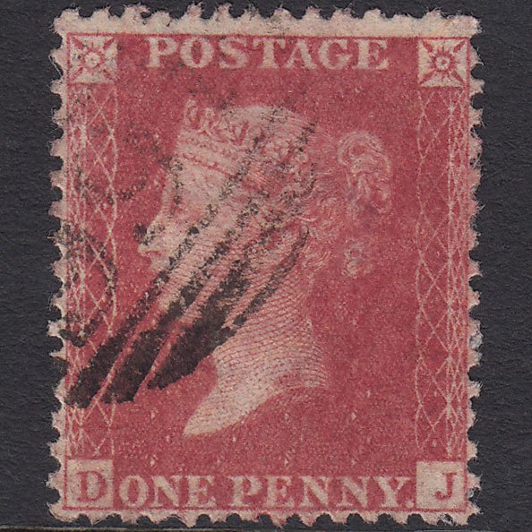 GB QV 1857 1d Rose-red (Plate 42) SG40-C10(1) DJ FU