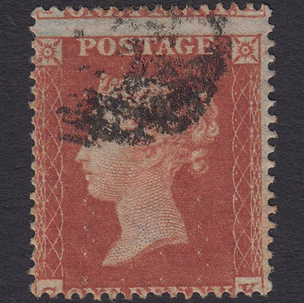 GB QV 1854 1d (Plate 189) SG17-C1(1) GK GU Missing Imprimatur Large Misperf