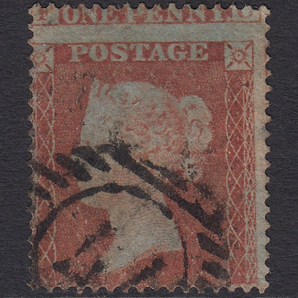 GB QV 1854 1d (Plate 162) SG17-C1(1) GC GU London D&S 77 Large Misperf