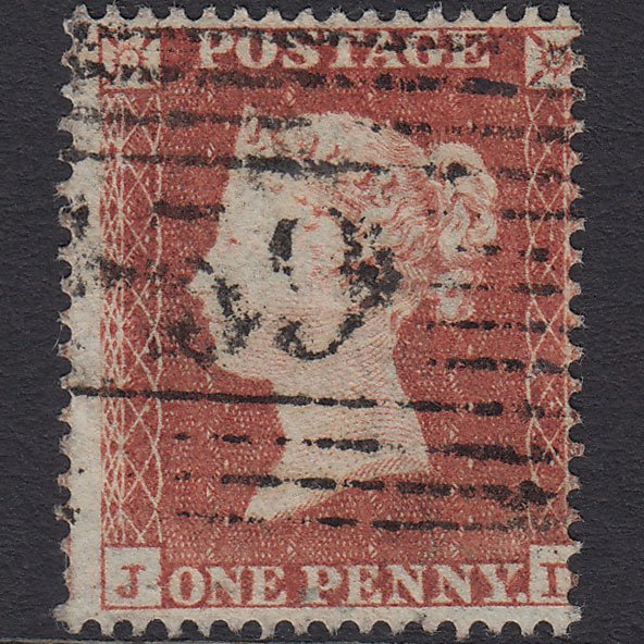 GB QV 1854 1d Red-brown (Plate 173) SG17-C1(1) JD FU Glasgow 159
