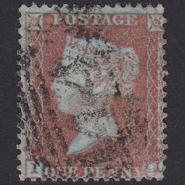 GB QV 1855 1d Red-Brown Plate 6 SGC6(1) IL GU Bromley 144