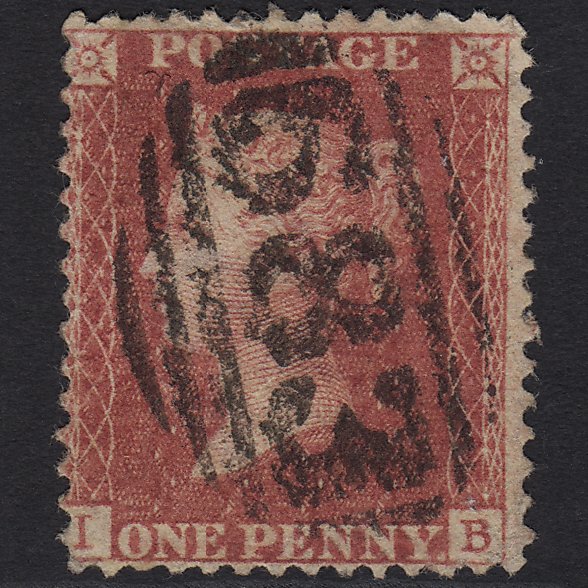 GB QV 1857 1d Rose-red (Plate 59) SG40-C10(1) IB GU Salisbury 683
