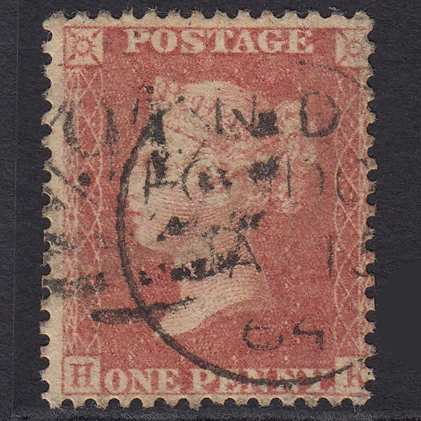 GB QV 1857 1d Rose-red (Plate 47) SG40-C10(1) HK GU London IS 94
