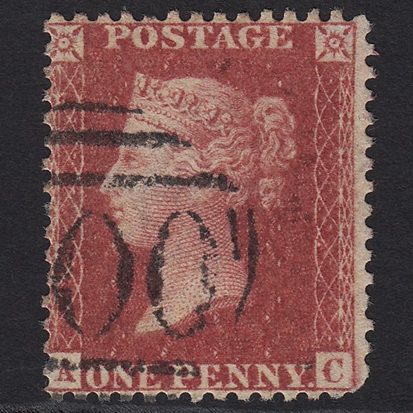 GB QV 1863 1d Rose-red (Plate 50) SG42-C12(1) AC GU