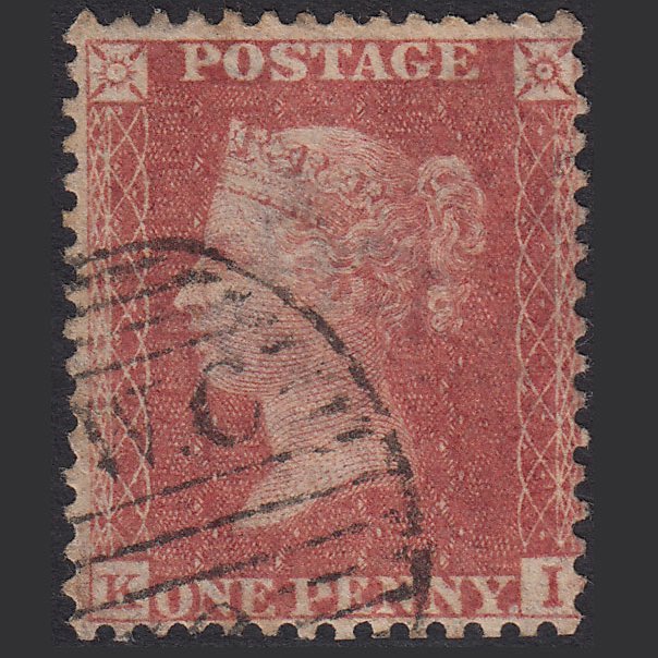 GB QV 1857 1d Rose-red (Plate 36) SG40-C10(1) KI GU