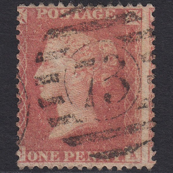 GB QV 1857 1d (Plate 39) SG39-C10(3) CA FU London D&S 73 Large Misperf