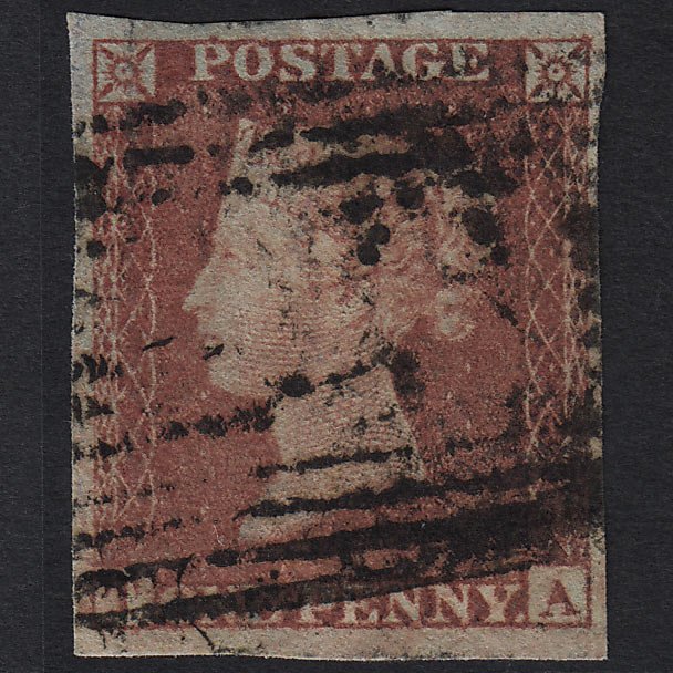 GB QV 1841 1d Red-brown (Plate 153) SG8-B2(1) TA GU in Scotland 4M Imperf
