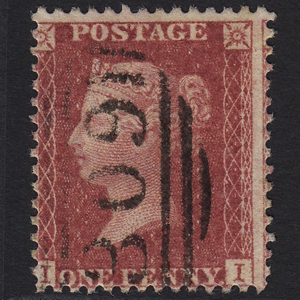 GB QV 1857 1d (Plate 36) SG41-C10(4) II FU Gateshead 309 Missing Imprimatur