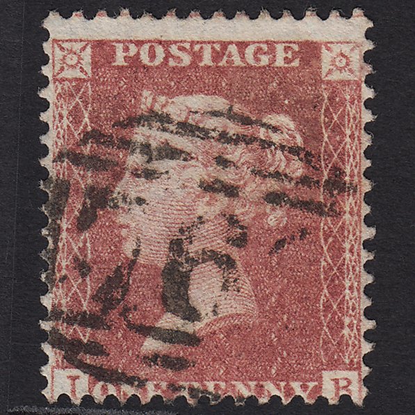 GB QV 1857 1d Rose-red (Plate 27) SG40-C10(1) IB FU