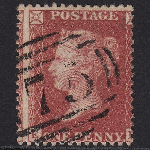 GB QV 1857 1d (Plate 47) SG41-C10(4) EK VFU Birmingham 75 Large Misperf