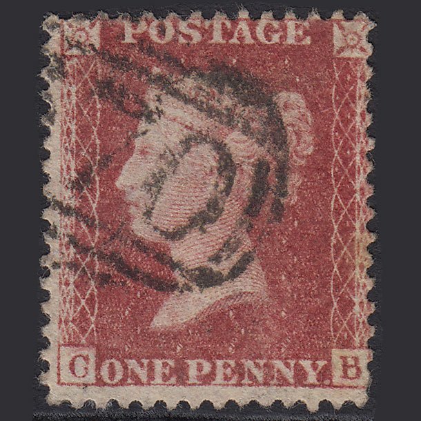 GB QV 1857 1d Rose-red (Plate 60) SG40-C10(1) CB GU