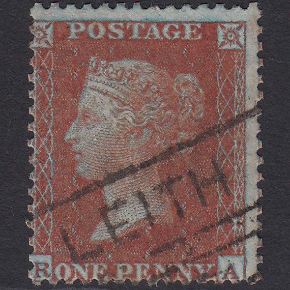 GB QV 1855 1d (Plate 6) SG24a-c3(2) RA FU Leith Experimental Type I