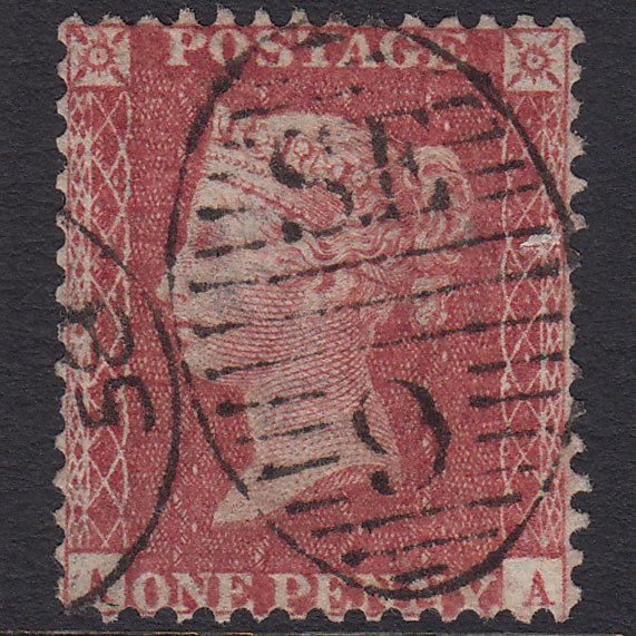 GB QV 1857 1d (Plate 45) SG40-C10(1) AA FU Missing Imprimatur London D&S SE9