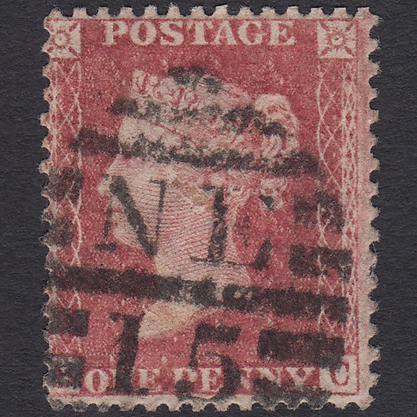 GB QV 1857 1d Rose-red (Plate 36) SG40-C10(1) BC GU London D&S NE15