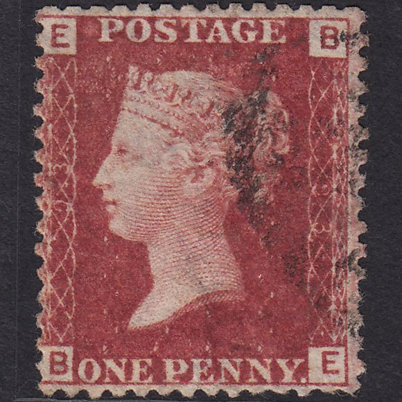 GB QV 1864 1d Lake-red (Plate 93) SG44-G1(2) BE GU Light Cancel