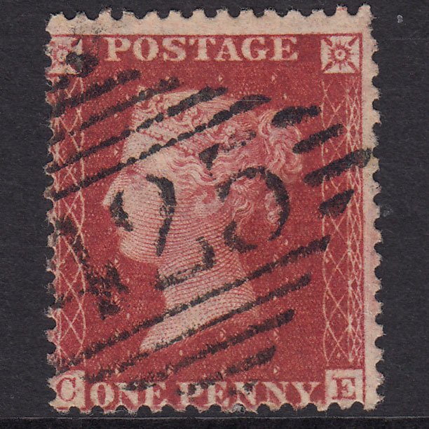 GB QV 1857 1d Plate 52 SG40-C10(1) CE FU Tandragee (Tanderagee) 425