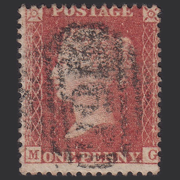 GB QV 1857 1d Rose-red (Plate 59) SG40-C10(1) MG GU