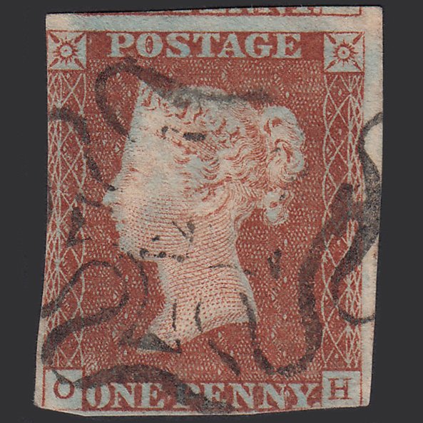 GB QV 1841 1d Red-brown (Plate 29) SG8-B1(1) OH GU London No.12 in MX