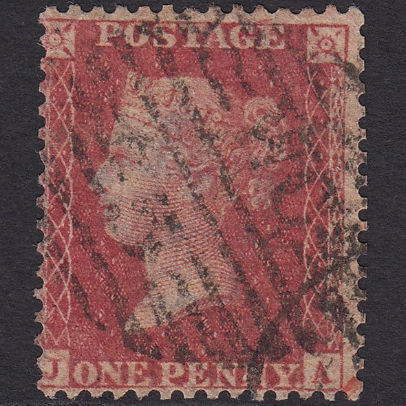 GB QV 1857 1d Rose-red (Plate 60) SG40-C10(1) JA GU London D&S WC5
